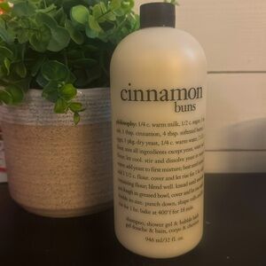 Philosophy cinnamon buns shampoo, shower gel and bubble bath